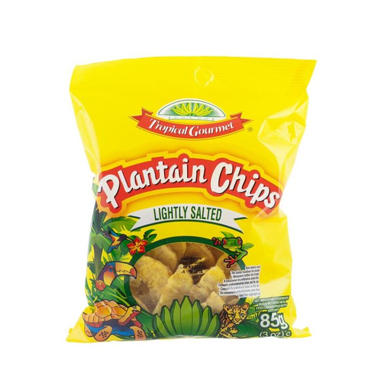 Tropical Gourmet Plantain Chips - Lightly salted