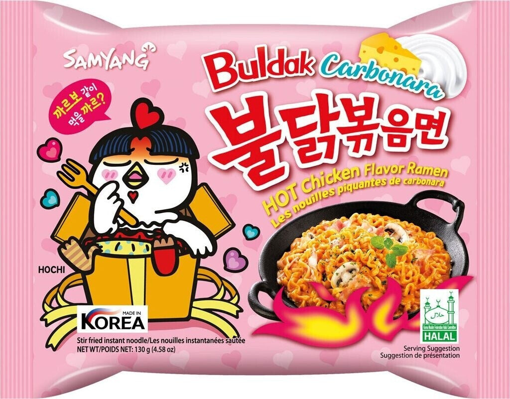 Buldak Hot Chicken Flavor Ramen Carbonara Flavor