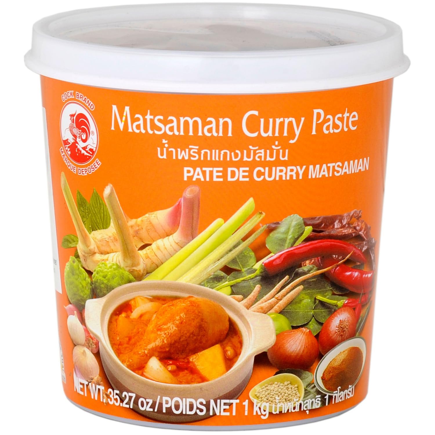 Cock Brand Massaman Curry Paste