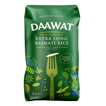 Daawat basamati rice extra long (green)
