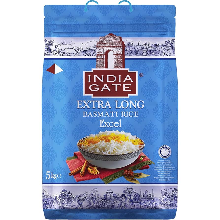 India Gate Extra Long Basmati Rice Excel