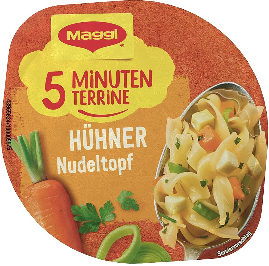 Maggi 5 minuten Terrine Hühner Nudeltopf