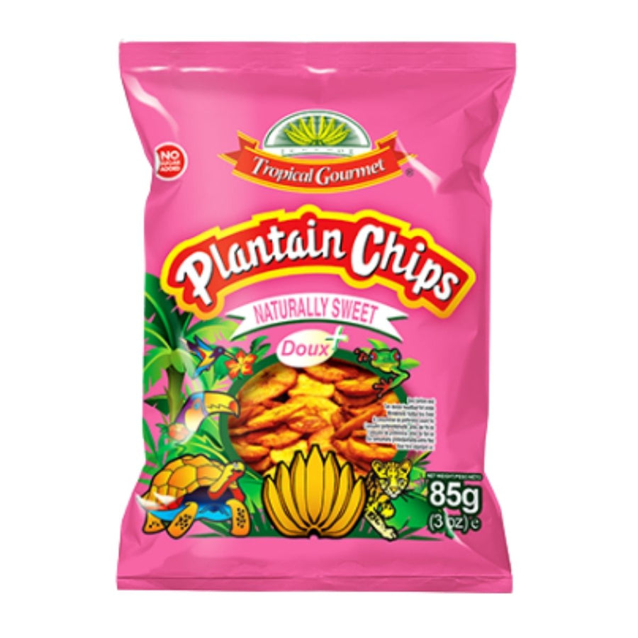 Tropical Gourmet Plantain Chips - Naturally Sweet Doux